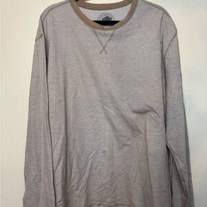 Men's Tan Long Sleeve Shirt